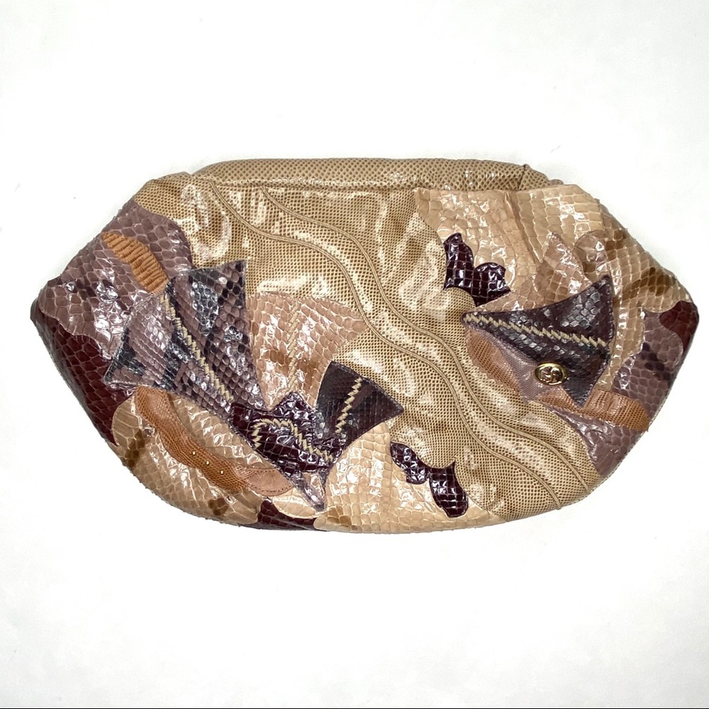 Vintage CARLO FIORI Handmade Clutch / Shoulder Bag